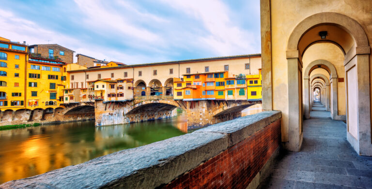 Corridoio sopra il Ponte Vecchio di Firenze